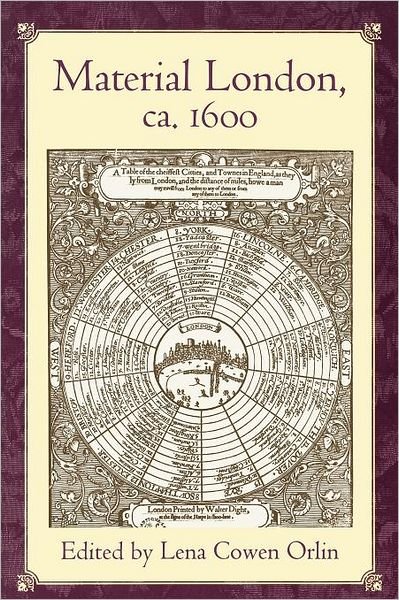 Cover for Lena Cowen Orlin · Material London, ca. 1600 - New Cultural Studies (Pocketbok) (2000)