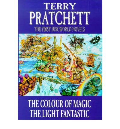 Cover for Terry Pratchett · The First Discworld Novels (&quot;Colour of Magic&quot;, &quot;Light Fantastic&quot;) (Hardcover bog) (1999)