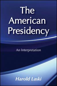 Cover for Harold J. Laski · The American Presidency (Paperback Book) (1980)