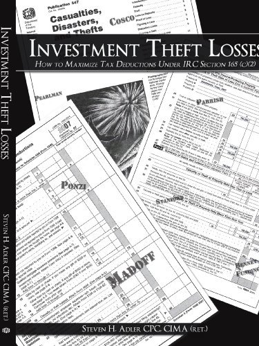 Cover for Cpc Steven H. Adler · Investment Theft Losses: How to Maximize Tax Deductions Under Irc Section 165 (C) (2) (Pocketbok) (2009)