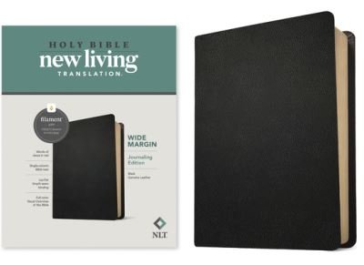Cover for Tyndale · NLT Wide Margin Bible, Filament Enabled Edition, Black (Leather Book) (2023)