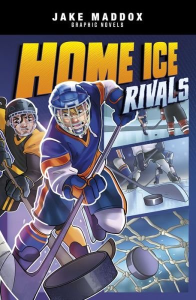Cover for Jake Maddox · Jake Maddox Graphic Novels: Home Ice Rivals (Paperback Book) (2020)
