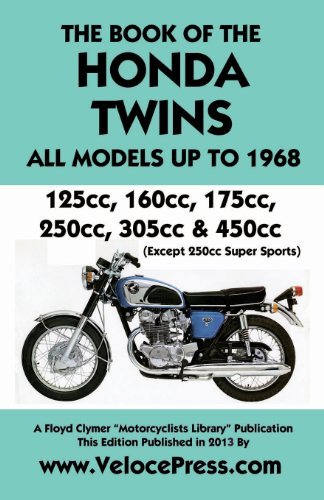 Cover for J. Thorpe · Book of the Honda Twins All Models Up to 1968 (Except Cb250 Super Sports) (Paperback Book) (2013)
