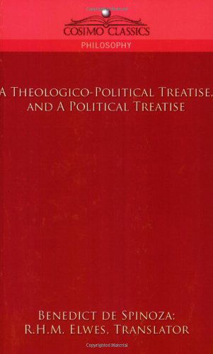 Cover for Benedict De Spinoza · A Theologico-political Treatise, and a Political Treatise (Paperback Bog) (2005)