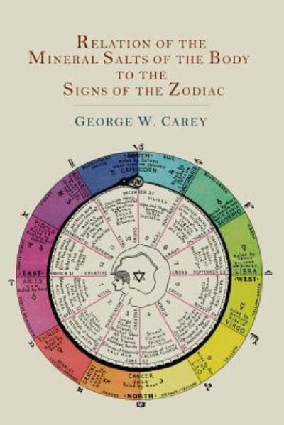 Cover for George W Carey · Relation of the Mineral Salts of the Body to the Signs of the Zodiac (Paperback Book) (2013)