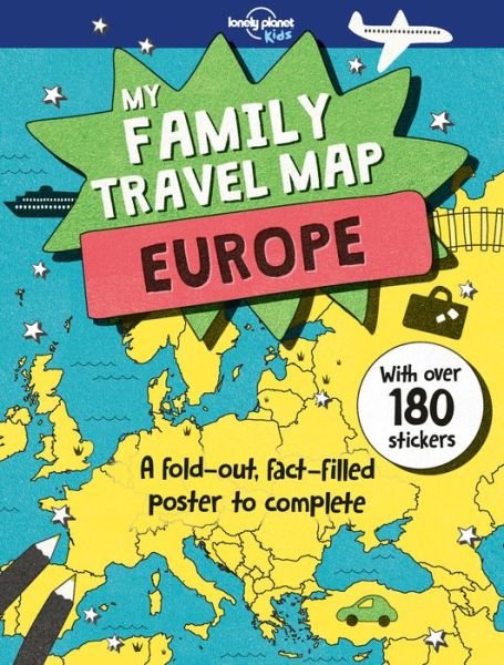 Cover for Lonely Planet · Lonely Planet Kids: My Family Travel Map Europe (Gebundenes Buch) (2018)