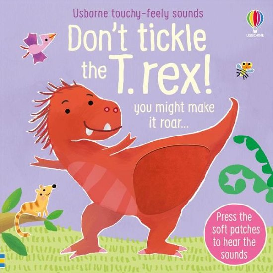 Cover for Sam Taplin · Don't tickle the T. rex! - DON’T TICKLE Touchy Feely Sound Books (Board book) (2022)