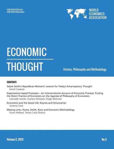 Cover for Wea · Economic Thought. Vol 2, Number 2 (Paperback Bog) (2014)