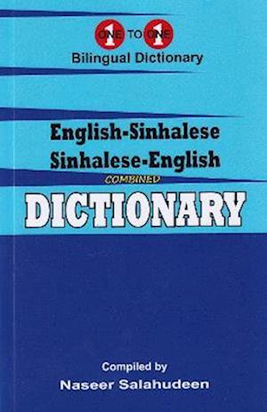 Cover for Naseer Salahudeen · English-Sinhalese &amp; Sinhalese-English One-to-One Dictionary: Script &amp; Roman (Exam Dictionary) (Paperback Book) (2023)