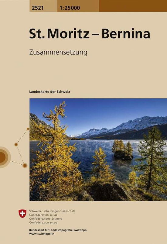 Cover for Switzerland Swisstopo · St-Moritz / Bernina 2017 (Landkarten) (2017)