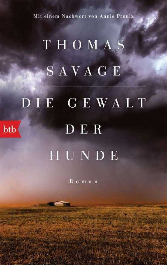 Cover for Thomas Savage · Die Gewalt der Hunde (Taschenbuch) (2021)