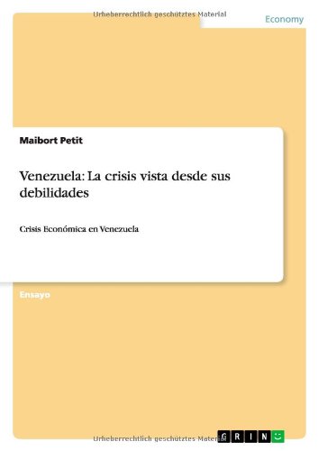 Cover for Petit · Venezuela: La crisis vista desde (Book) [Spanish edition] (2010)