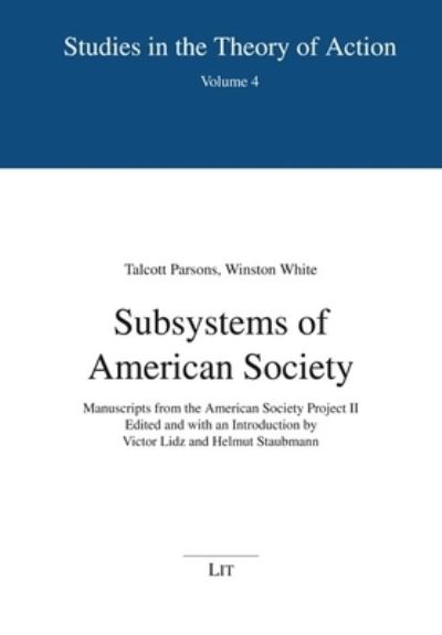 Cover for LIT Verlag · Subsystems of American Society (Book) (2023)