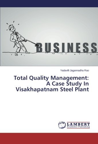 Cover for Yadavilli Jagannadha Rao · Total Quality Management: a Case Study in Visakhapatnam Steel Plant (Paperback Bog) (2014)