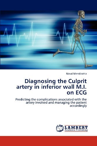 Cover for Naval Mendiratta · Diagnosing the Culprit Artery in Inferior Wall M.i. on Ecg: Predicting the Complications Associated with the Artery Involved and Managing the Patient Accordingly (Paperback Book) (2012)