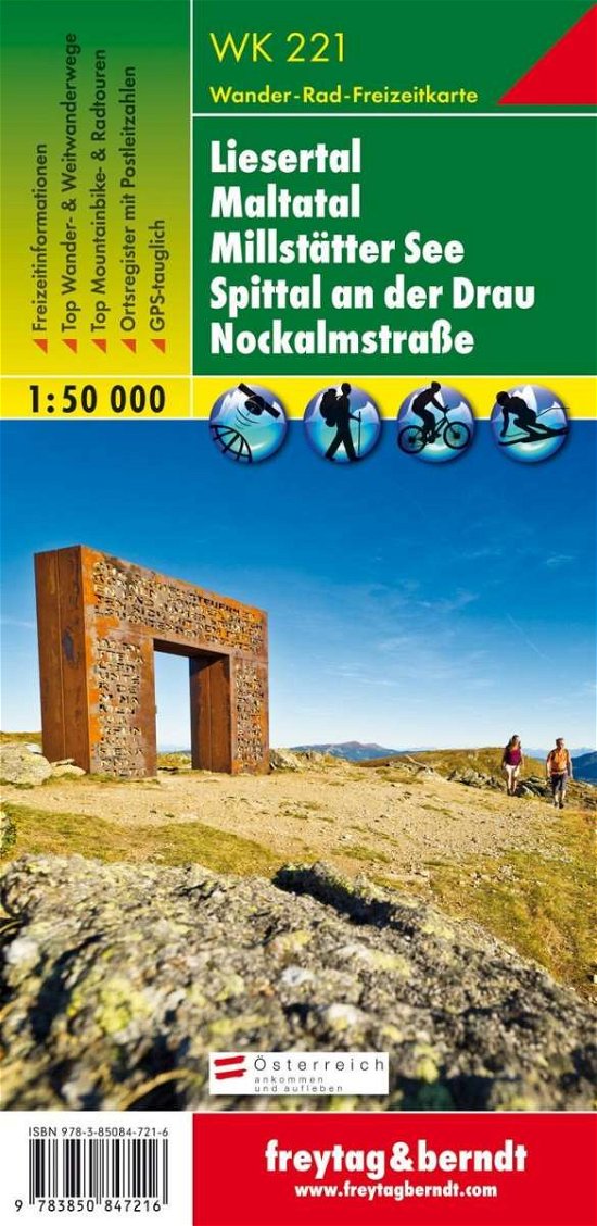 Cover for Freytag-berndt Und Artaria Kg · Freytag Berndt Wanderkt.WK221 Liesertal (Bok)