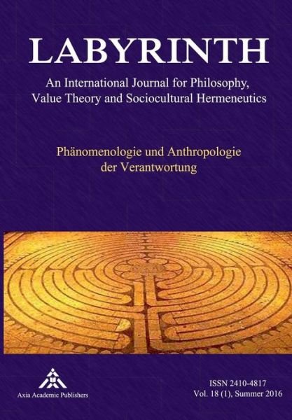 Cover for Yvanka Raynova · Phanomenologie und Anthropologie der Verantwortung (Taschenbuch) (2017)