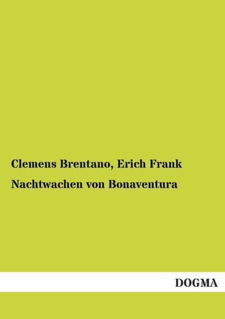 Cover for Clemens Brentano · Nachtwachen Von Bonaventura (Paperback Book) [German edition] (2013)