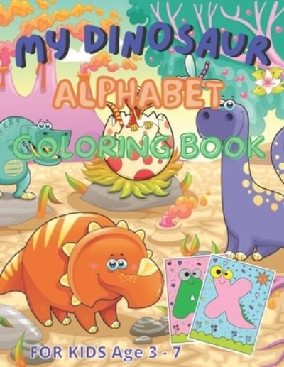 Cover for Chroma Simple Book · My Dinosaur Alphabet Coloring Book (Paperback Book) (2020)