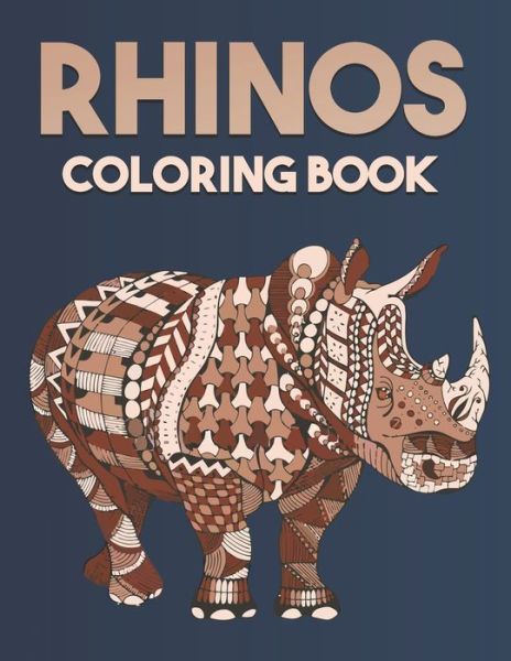 Cover for Mason Kay · Rhinos Coloring Book (Paperback Book) (2020)