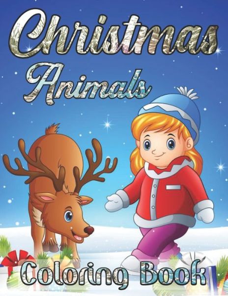 Cover for Linda Grant · Christmas Animals Coloring Book (Paperback Book) (2020)