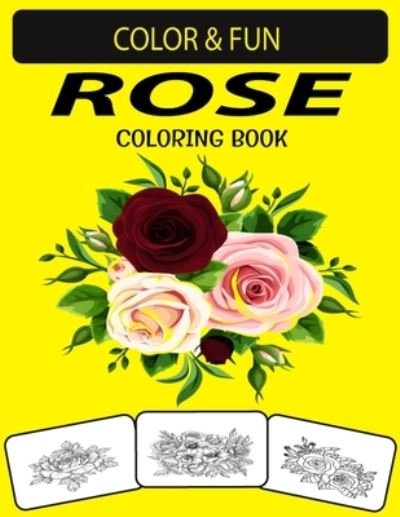 Cover for Black Rose Press House · Rose Coloring Book (Paperback Book) (2021)
