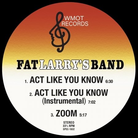 Cover for Fat Larry's Band · Act Like You Know / Zoom (LP) (2021)