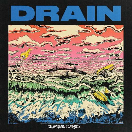 Cover for Drain · California Cursed (Blue Vinyl) (LP) (2020)