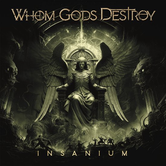 Cover for Whom Gods Destroy · Insanium (Gatefold Black Vinyl) (LP) (2024)