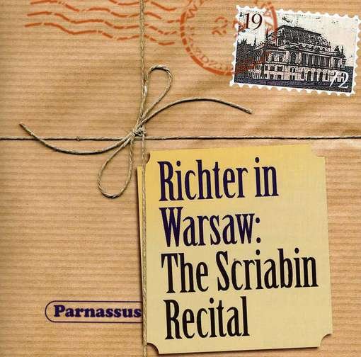 Cover for Sviatoslav Richter · Richter In Warsaw (All Skriabin) (CD) (2012)
