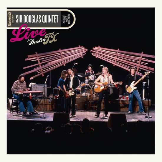 Cover for Sir Douglas Quintet · Live From Austin. Tx (Crystal Pink Vinyl) (LP) [Limited edition] (2023)