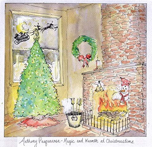 Cover for Anthony Pasquarosa · Magic &amp; Warmth At Christmastime (LP) (2019)