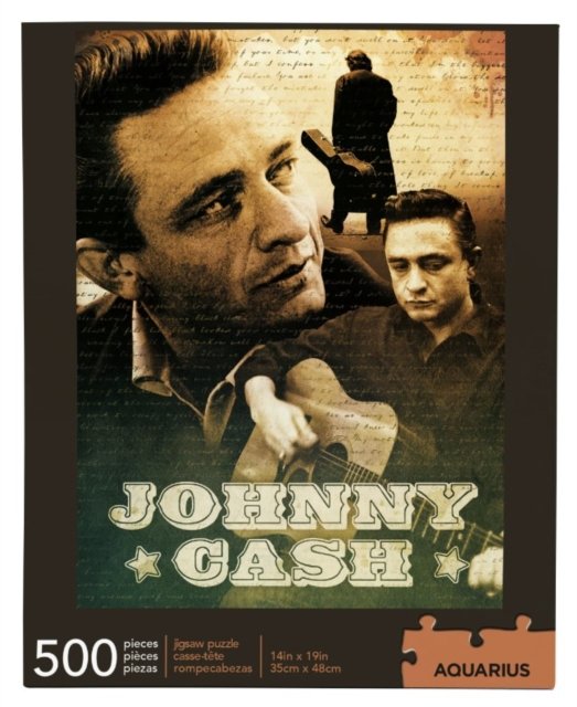 Johnny Cash 500 Piece Jigsaw Puzzle - Johnny Cash - Brettspill - JOHNNY CASH - 0840391144217 - 