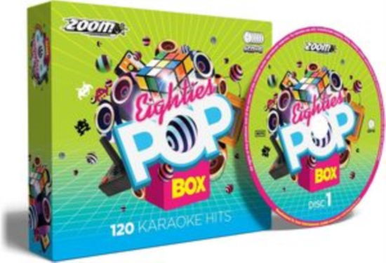 Cover for Zoom Karaoke · Eighties Pop Box Party Pack - 120 Songs (CD+G) (CD) (2022)