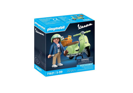 Cover for Playmobil · 1969 Vespa 150 Sprint Veloce, Light Green (71621) (Legetøj) (2024)