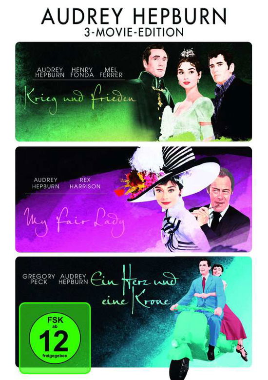 Audrey Hepburn-3-movie-edition - Eddie Albert,stanley Holloway,mel Ferrer - Films - PARAMOUNT HOME ENTERTAINM - 4010884591217 - 1 mai 2014