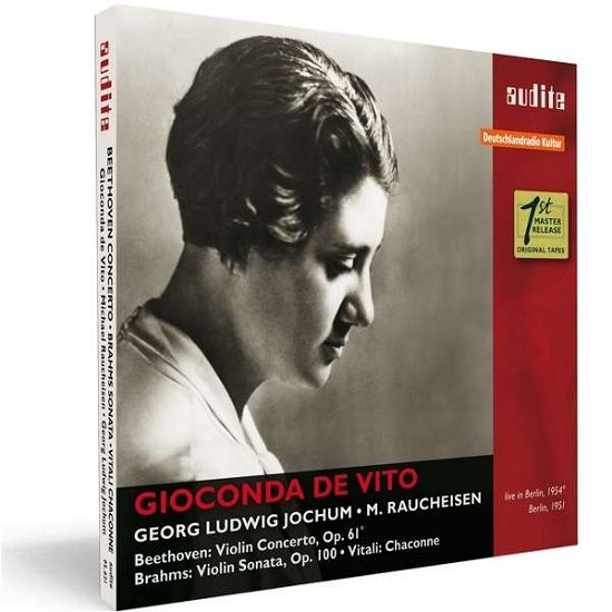 Gioconda De Vito Plays Beethoven Brahms & Vitali - Beethoven,l. / Raucheisen,michael - Música - Audite - 4022143956217 - 29 de abril de 2016