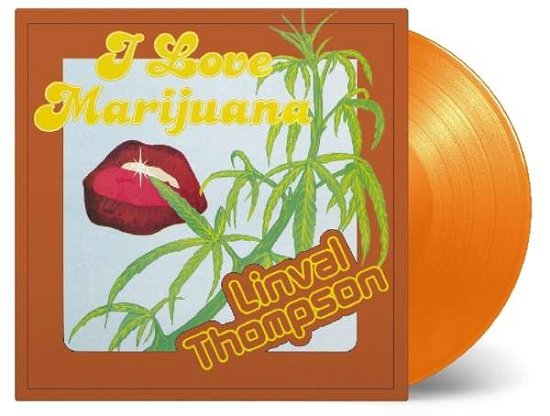 Cover for Linval Thompson · I Love Marijuana (180g) (Limited-Numbered-Edition) (Orange Vinyl) (LP) (2019)