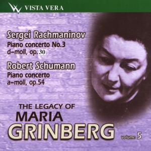 Cover for Maria GRINBERG · The Legacy of - Vol.5 (CD) (2007)