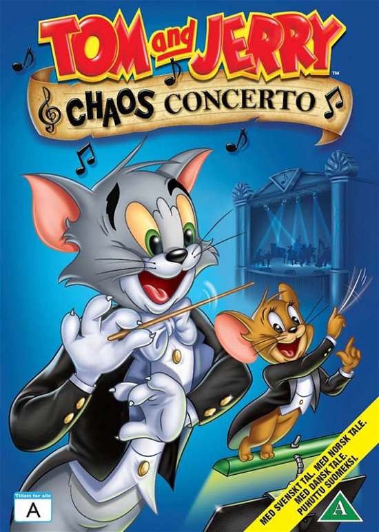 Tom And Jerry: Chaos Concerto DVD - Tom and Jerry - Film - Warner Bros. - 5051895245217 - 17. september 2013