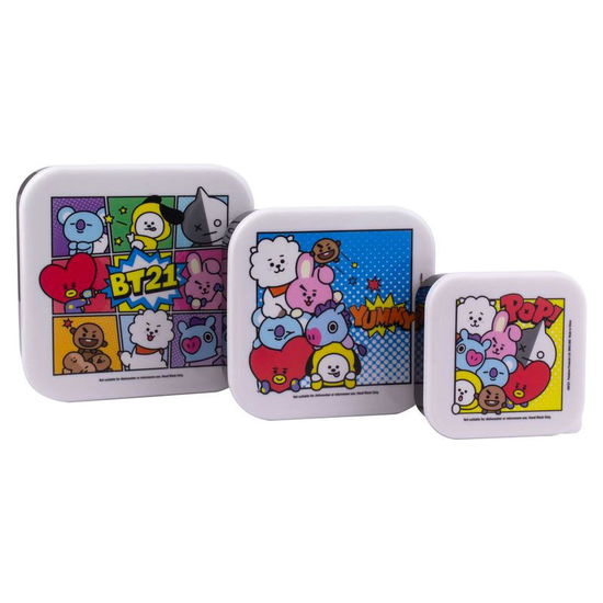 BT21 Set Of 3 Snack Boxes - BT21 - Fanituote - BT21 - 5055964736217 - torstai 6. helmikuuta 2020