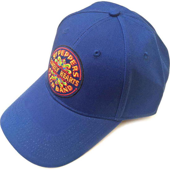 The Beatles Unisex Baseball Cap: Sgt Pepper Drum (Mid Blue) - The Beatles - Marchandise - Apple Corps - Accessories - 5056170626217 - 