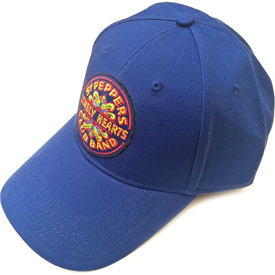 Cover for The Beatles · The Beatles Unisex Baseball Cap: Sgt Pepper Drum (Mid Blue) (CLOTHES) [Blue - Unisex edition]