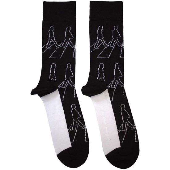 Cover for The Beatles · The Beatles Unisex Ankle Socks: Abbey Road Outlines (CLOTHES) (2024)