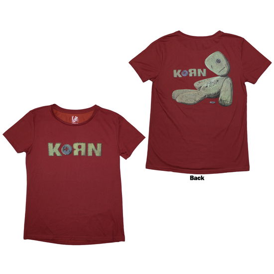 Cover for Korn · Korn Ladies T-Shirt: Doll Issues (Red) (Back Print) (T-shirt) [size XXL] (2024)