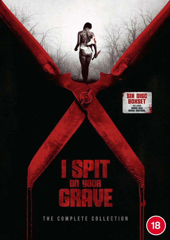 Cover for I Spit on Your Grave Comp Coll BD · I Spit On Your Grave: The Complete Collection (Blu-Ray) (2020)