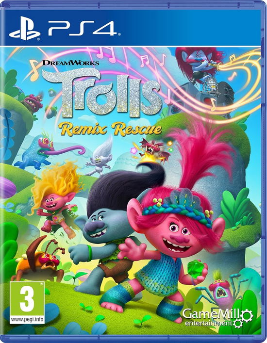 Cover for Gamemill Entertainment · Trolls Remix Rescue (PS4)