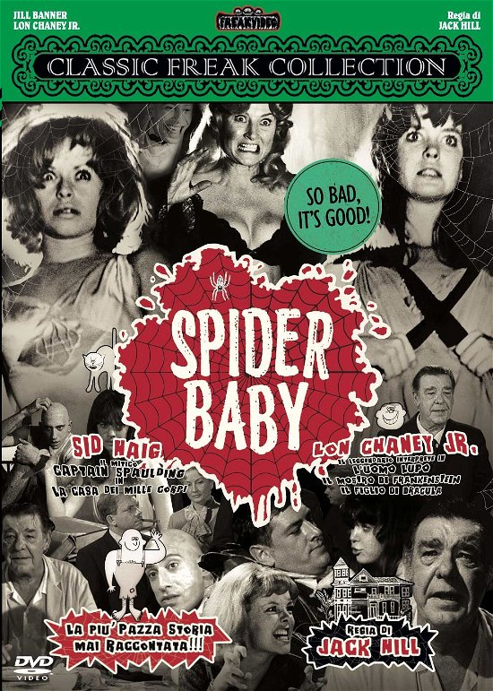 Spider Baby - Spider Baby - Elokuva -  - 8032628995217 - keskiviikko 16. syyskuuta 2020