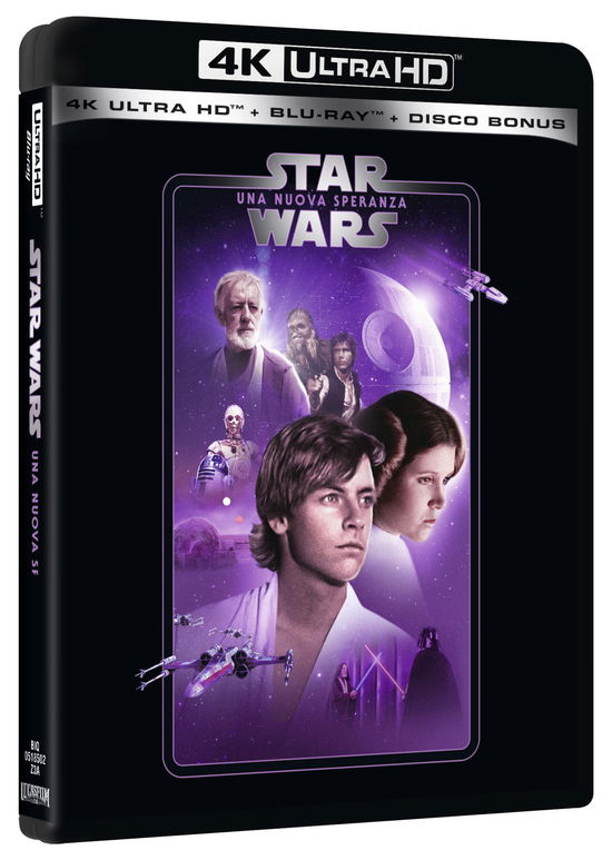 Cover for Star Wars · Episodio IV - Una Nuova Speranza (Blu-Ray 4K Ultra HD+2 Blu-Ray) (Blu-ray) (2020)