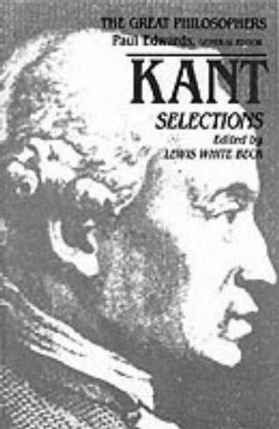 Kant Selections - Lewis White Beck - Boeken - Pearson Education (US) - 9780023078217 - 1988